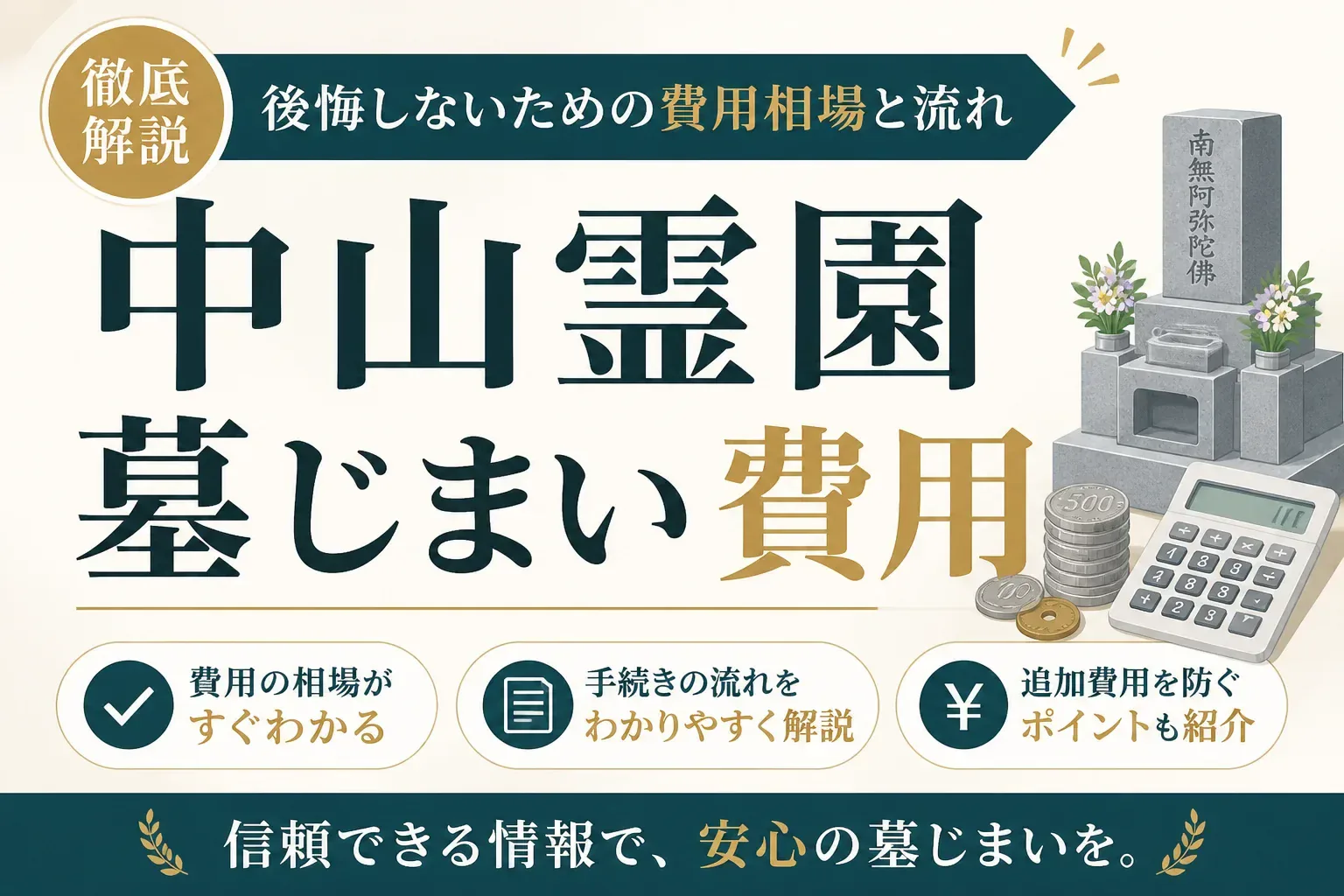 中山霊園（松本市営）の墓じまい費用はいくら？相場・手順・おすすめ業者を解説