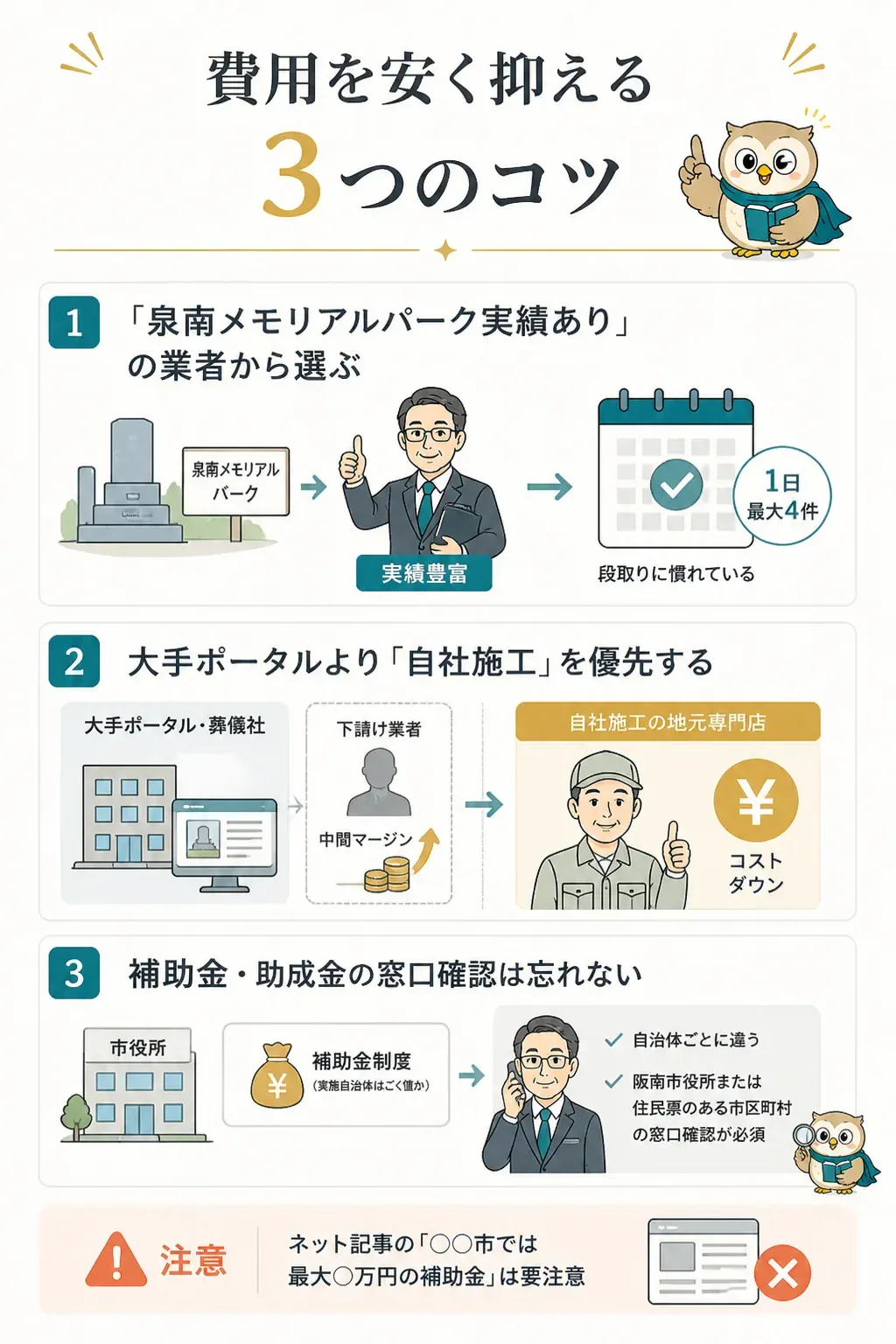 墓じまい費用を安く抑えるコツのチェックリスト